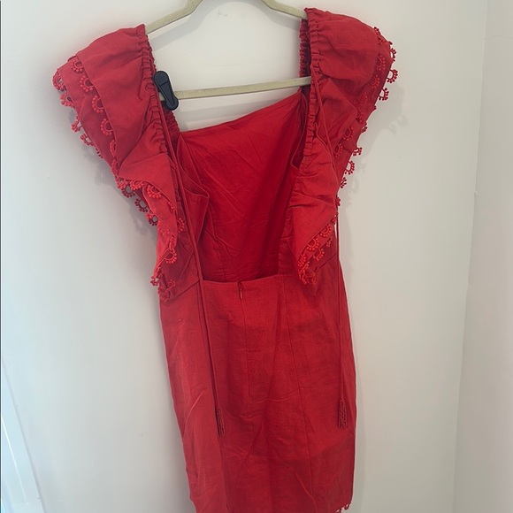Farm Rio Red Ruffle Dress - Picture 2 of 3